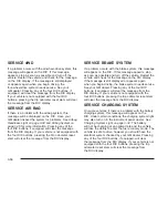 Preview for 192 page of Cadillac ESCALADE EXT 2005 Owner'S Manual