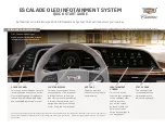 Cadillac Escalade Quick Start Manual preview