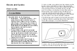 Preview for 61 page of Cadillac XLR-V 2006 Owner'S Manual