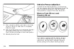 Preview for 108 page of Cadillac XLR-V 2006 Owner'S Manual