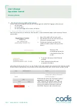 Preview for 3 page of Cadis Aquavision Control User Manual