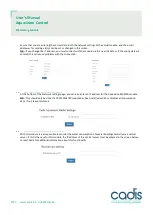 Preview for 9 page of Cadis Aquavision Control User Manual