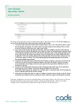 Preview for 13 page of Cadis Aquavision Control User Manual