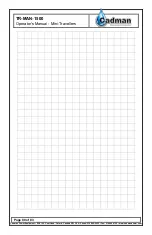 Preview for 81 page of Cadman 1500 Operator, Parts, And Installation Manual