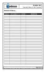 Preview for 84 page of Cadman 1500 Operator, Parts, And Installation Manual