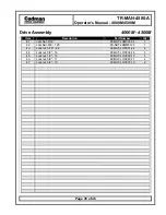 Preview for 37 page of Cadman 4000M Operator'S Parts And Maintenance Manual