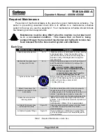 Preview for 40 page of Cadman 4000M Operator'S Parts And Maintenance Manual