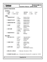 Предварительный просмотр 48 страницы Cadman 4000M Operator'S Parts And Maintenance Manual