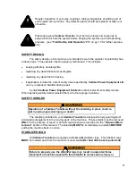 Preview for 9 page of Cadman 4000XL WIDE BODY Operator And Parts Manual