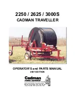 Preview for 1 page of Cadman TRAVELLER 2250 Operator And Parts Manual