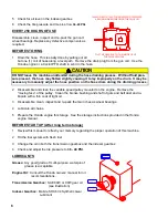 Preview for 8 page of Cadman TRAVELLER 2250 Operator And Parts Manual