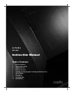 Предварительный просмотр 1 страницы CADO AP-C300 Instruction Manual