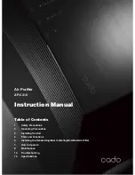 CADO AP-C310 Instruction Manual предпросмотр