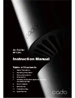 CADO MP-C20U Instruction Manual предпросмотр