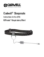 CADWELL Sleepmate Instructions For Use Manual preview