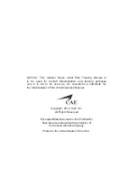 Preview for 2 page of CAE SimuFlite Citation Bravo Pilot Training Manual