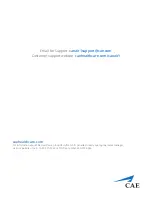 Предварительный просмотр 158 страницы CAE Air1 User Manual