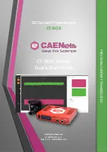 Предварительный просмотр 1 страницы Caen ELS CT-BOX Quick Start Manual