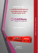 Caen ELS FAST-Bi-1K5 Series User Manual preview