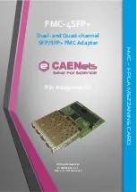 Caen ELS FMC-2SFP+ User Manual preview