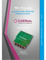 Caen ELS FMC-Pico-1M4 User Manual предпросмотр