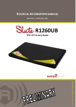 Caen RFID easy2read Slate R1260I Technical Information Manual preview