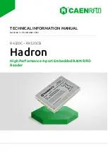 Caen RFID Hadron R4320C Technical Information Manual preview