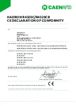 Предварительный просмотр 32 страницы Caen RFID Hadron R4320C Technical Information Manual