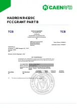 Предварительный просмотр 34 страницы Caen RFID Hadron R4320C Technical Information Manual