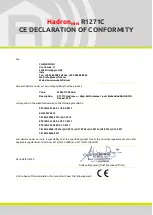 Preview for 38 page of Caen RFID Hardon mini R1271C Technical Information Manual