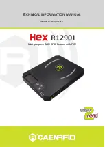 Предварительный просмотр 1 страницы Caen RFID Hex R1290I Technical Information Manual