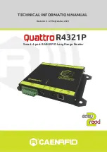 Preview for 1 page of Caen RFID Quattro R4321P Technical Information Manual