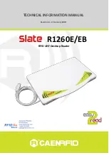 Preview for 1 page of Caen RFID Slate R1260E Technical Information Manual