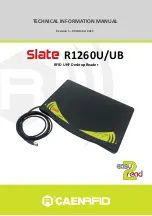 Caen RFID Slate R1260U Technical Information Manual preview