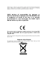 Preview for 2 page of Caen A3000NF Technical Information Manual