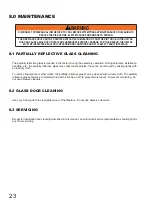 Preview for 23 page of Caesar Fireplace CHFP-002 Installation And Operating Instructions Manual