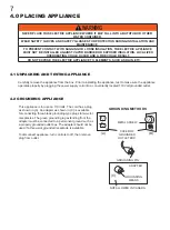 Preview for 7 page of Caesar Fireplace CHFP-102A Installation And Operating Instructions Manual