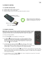 Preview for 14 page of Caesar Fireplace CHFP-102A Installation And Operating Instructions Manual