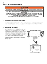 Preview for 7 page of Caesar Fireplace CHFP-74A Installation And Operating Instructions Manual