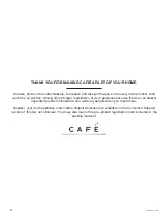 Предварительный просмотр 2 страницы Cafe Advantium CSB912 Owner'S Manual