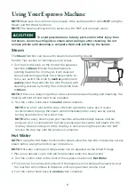 Preview for 11 page of Cafe BELLISSIMO C7CESAS2RS3 Owner'S Manual