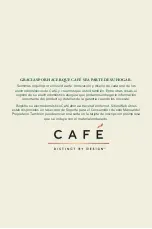 Preview for 38 page of Cafe C7CDAAS4PW3 Owner'S Manual