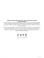 Preview for 39 page of Cafe CDB36 Owner'S Manual