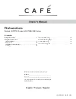 Предварительный просмотр 1 страницы Cafe CDT836-866 Series Owner'S Manual