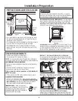 Предварительный просмотр 3 страницы Cafe CDT845P4NW2 Installation Instructions Manual