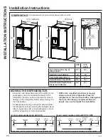 Предварительный просмотр 24 страницы Cafe CFE Series Owner'S Manual And Installation Instructions