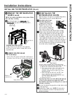 Preview for 27 page of Cafe CFE Series Owner'S Manual And Installation Instructions