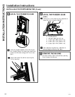 Preview for 30 page of Cafe CFE Series Owner'S Manual And Installation Instructions