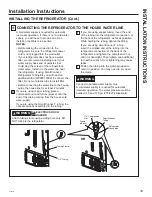 Предварительный просмотр 33 страницы Cafe CFE Series Owner'S Manual And Installation Instructions