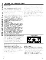 Preview for 12 page of Cafe CGP9536 Owner'S Manual